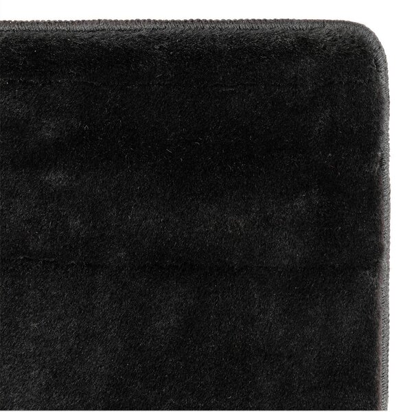 Ayyildiz, Kusový koberec Joy 1400 black kruh, 80x80 (průměr) kruh, černá, chodba / předsíň