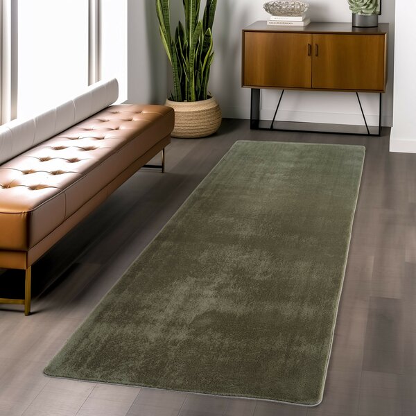 Ayyildiz, Kusový koberec Joy 1400 green, 60x100, zelená, chodba / předsíň