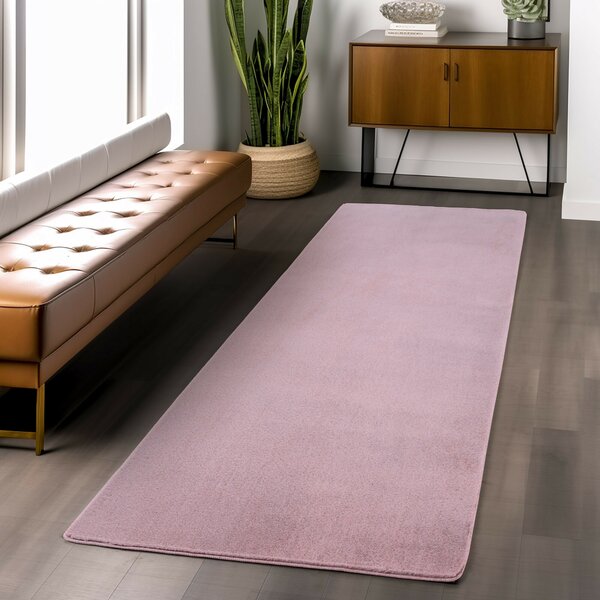Ayyildiz, Kusový koberec Joy 1400 rose, 60x100, růžová, chodba / předsíň