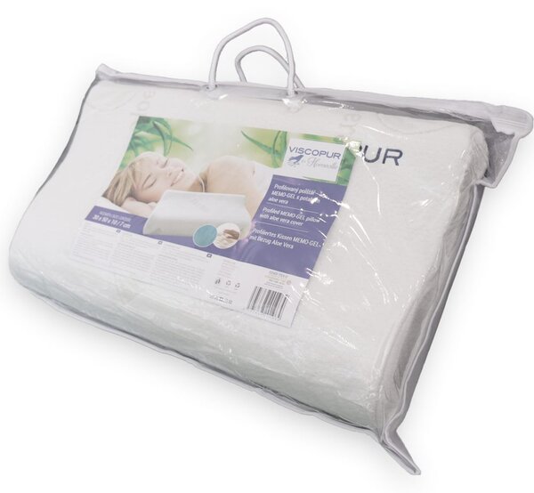 VISCOPUR Anatomický polštář VISCOPUR® MEMO-GEL profilovaný - 30x50 cm