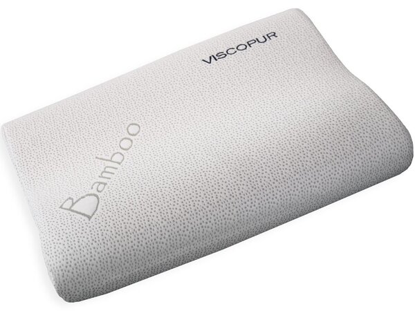 VISCOPUR Anatomický polštář VISCOPUR® bamboo profilovaný - 40x60 cm | akce 1+1 (2ks)
