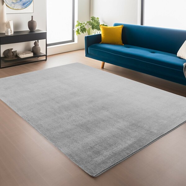 Ayyildiz, Kusový koberec Joy 1400 silver, 60x100, šedá, chodba / předsíň