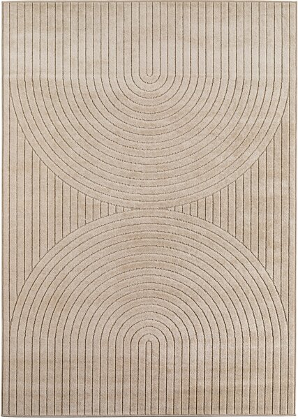 Ayyildiz, Kusový koberec Nova 1201 beige - na ven i na doma, 120x170, béžová, chodba / předsíň