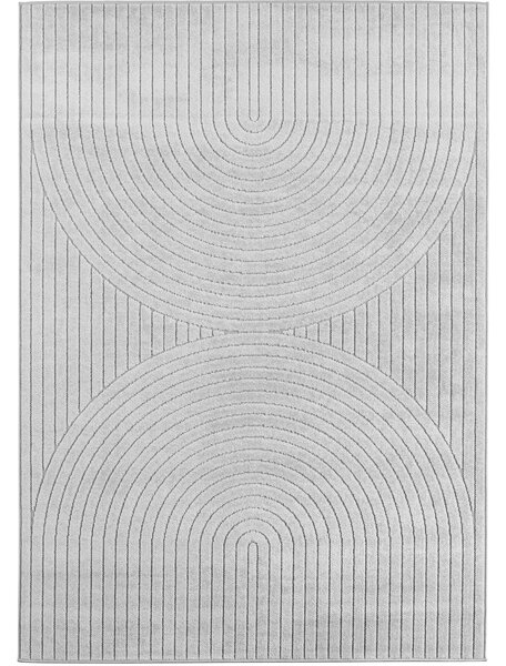 Ayyildiz, Kusový koberec Nova 1201 silver - na ven i na doma, 80x150, šedá, chodba / předsíň