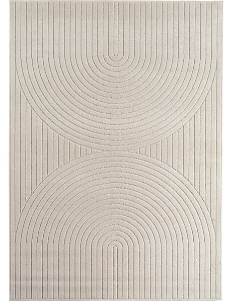 Ayyildiz, Kusový koberec Nova 1201 cream - na ven i na doma, 80x150, bílá, chodba / předsíň