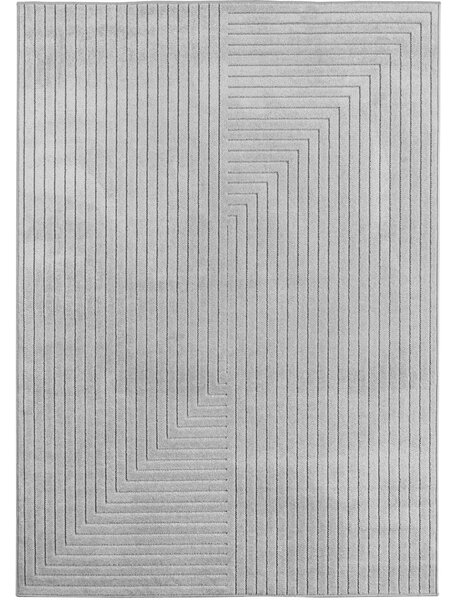 Ayyildiz, Kusový koberec Nova 1202 silver - na ven i na doma, 80x150, šedá, chodba / předsíň