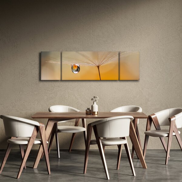 Obraz - Makro květu (170x50 cm)