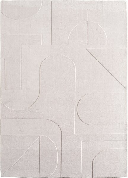 Ayyildiz, Kusový koberec Pompei 1614 cream, 80x150, bílá, chodba / předsíň