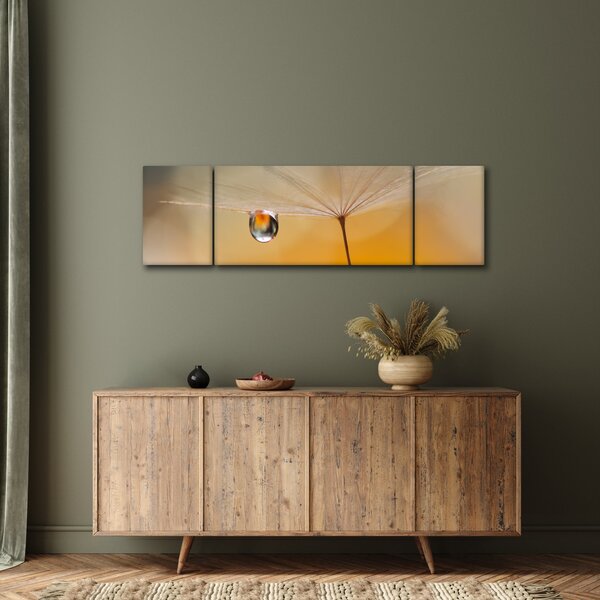 Obraz - Makro květu (170x50 cm)