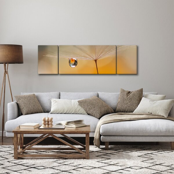 Obraz - Makro květu (170x50 cm)