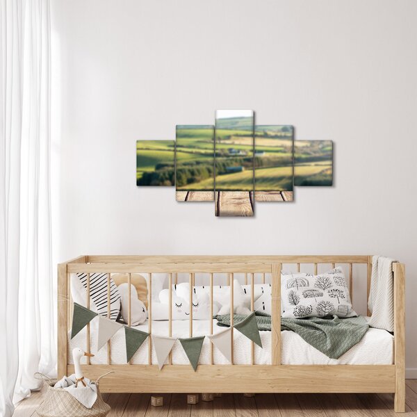 Obraz - Výhled na krajinu (125x70 cm)
