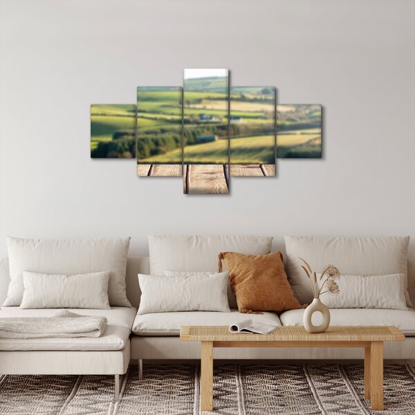 Obraz - Výhled na krajinu (125x70 cm)