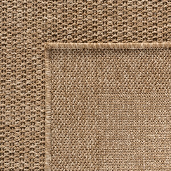 Ayyildiz, Běhoun Timber 1402 beige - na ven i na doma, 80x250, béžová, chodba / předsíň