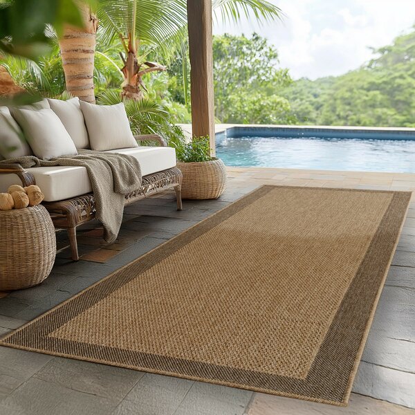 Ayyildiz, Běhoun Timber 1402 beige - na ven i na doma, 80x250, béžová, chodba / předsíň