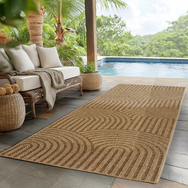 Ayyildiz, Kusový koberec Timber 1401 beige - na ven i na doma, 80x150, béžová, chodba / předsíň