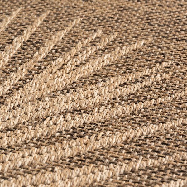 Ayyildiz, Běhoun Timber 1403 brown - na ven i na doma, 80x250, hnědá, chodba / předsíň