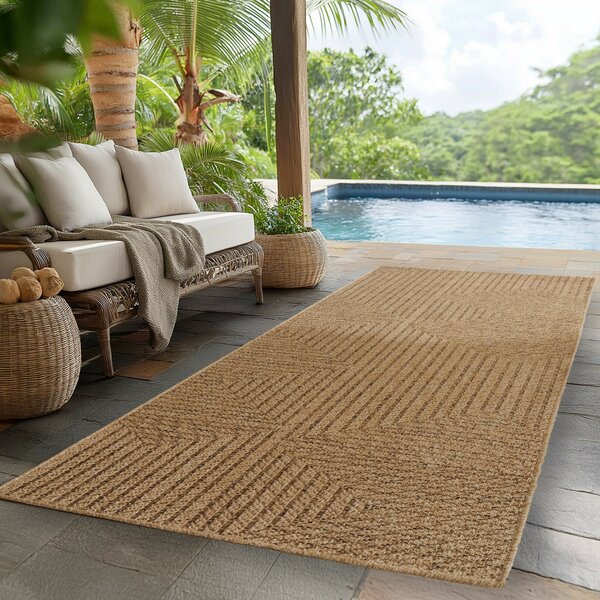 Ayyildiz, Kusový koberec Timber 1404 beige - na ven i na doma, 200x290, béžová, chodba / předsíň