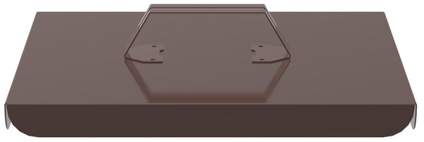 Alda Koš na tříděný odpad Eko Square 60 l, hnědé víko - bio, nerez ocel, lesklá