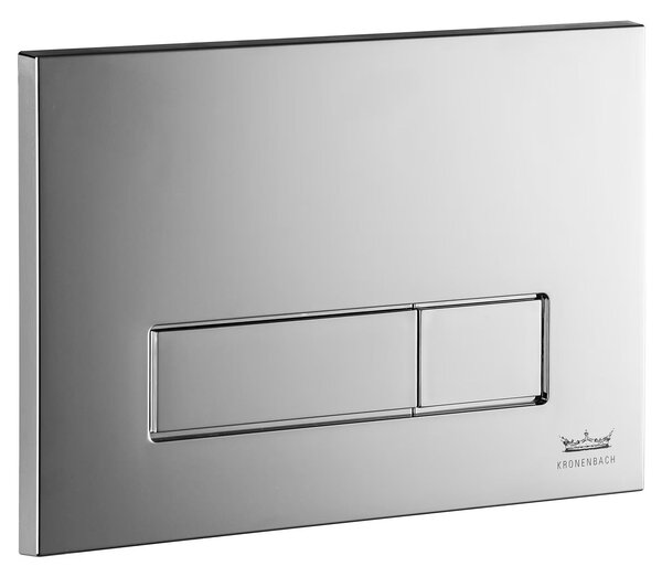 Kronenbach Plantec 2.0 splachovací tlačítko pro WC lesklý chrom KB828021904
