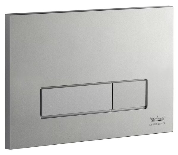 Kronenbach Plantec 2.0 splachovací tlačítko pro WC matný chrom KB828031904