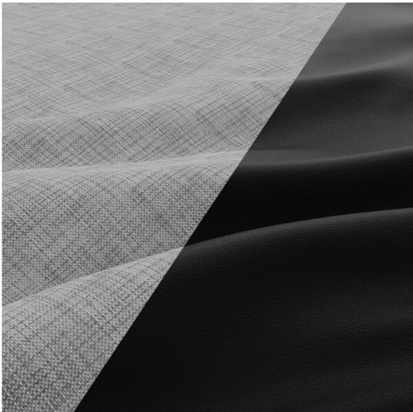 Třímístná rozkládací sedačka LUGO šedá / černá