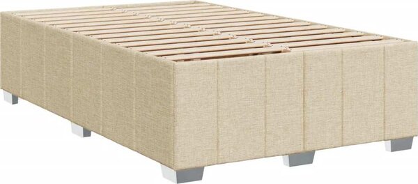 VidaXL Box spring postel s matrací textil, tlačítka [3287026] Barva: Černá, Velikost: 100 x 200 cm