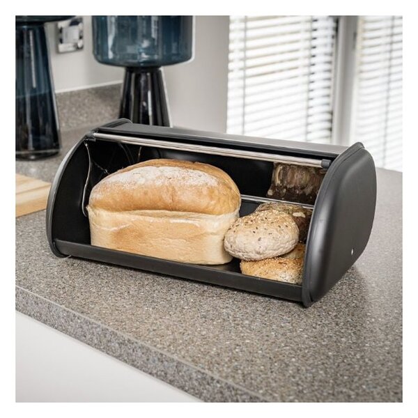 Černý chlebník Addis Bread Bin