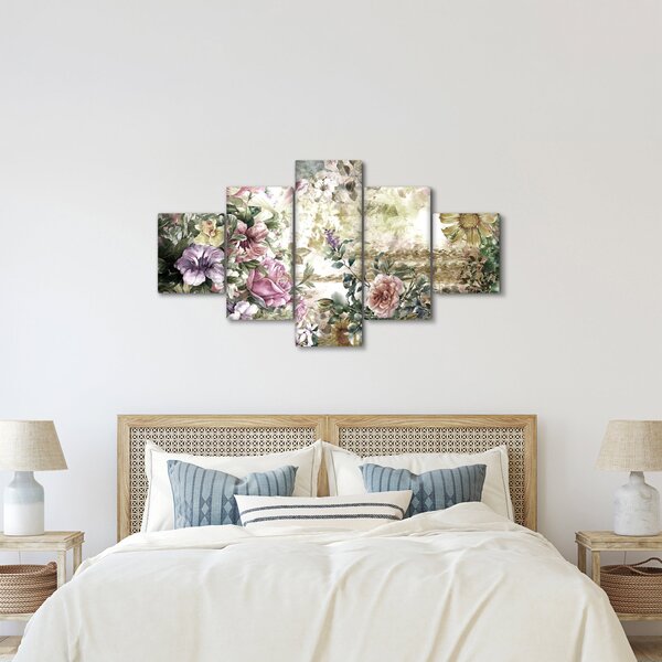 Obraz - Designové květiny (125x70 cm)