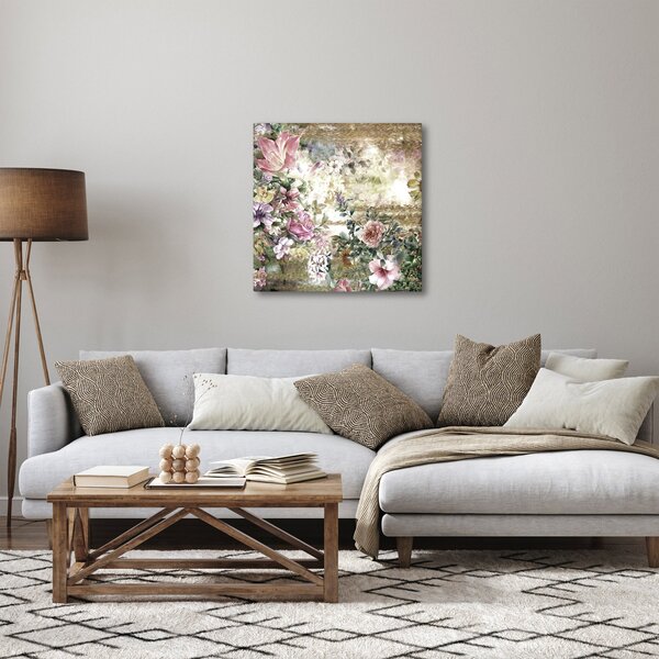 Obraz - Designové květiny (30x30 cm)