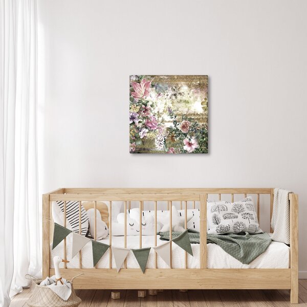 Obraz - Designové květiny (30x30 cm)