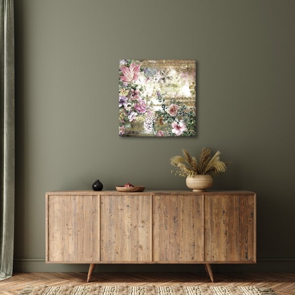 Obraz - Designové květiny (30x30 cm)