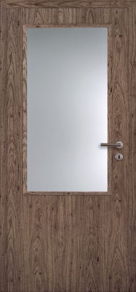 Doornite Interiérové dveře 2/3 sklo, 90 L, 920 × 1970 mm, fólie, levé, dub Siena, prosklené