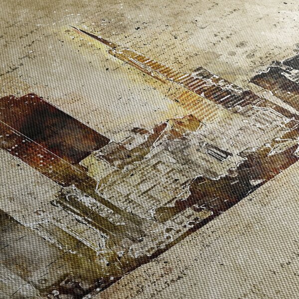 Obraz - Umělecky ztvárněné město (30x30 cm)
