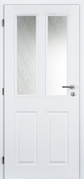 Doornite Achilles Interiérové dveře 60 L, 620 × 1970 mm, lakované, levé, bílé, prosklené