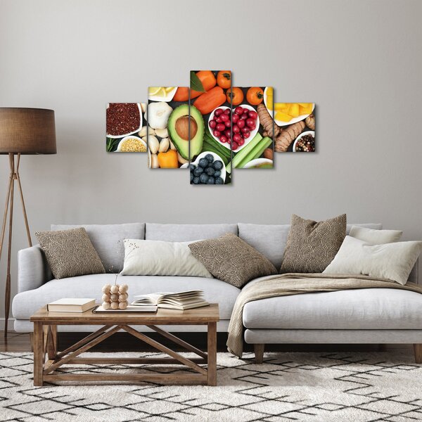 Obraz - Zdravé potraviny (125x70 cm)
