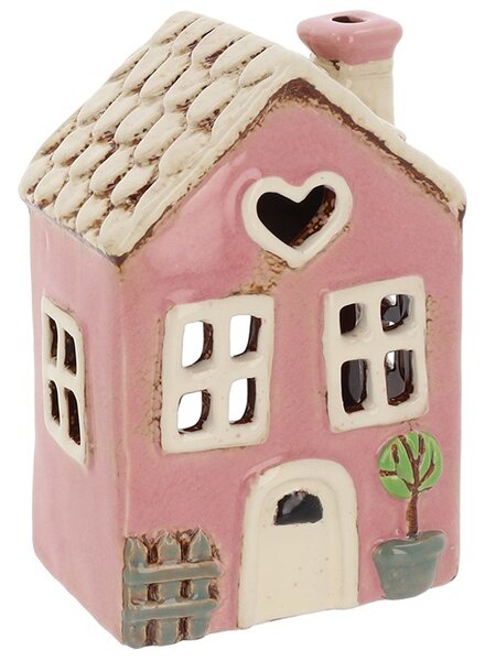 Keramický svícen Domek 15 cm