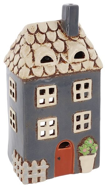 Keramický svícen Domek 22 cm