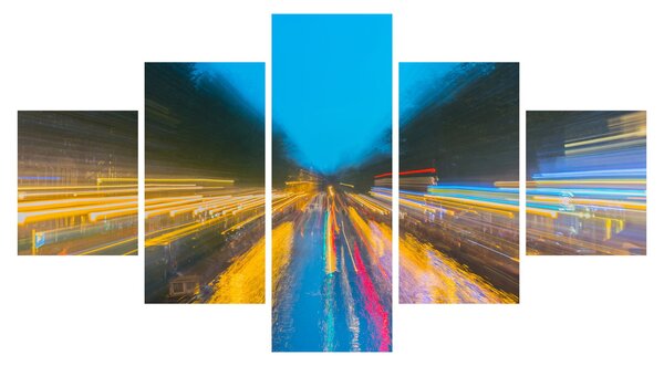 Obraz - Malba abstrakce (125x70 cm)