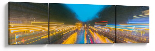 Obraz - Malba abstrakce (170x50 cm)