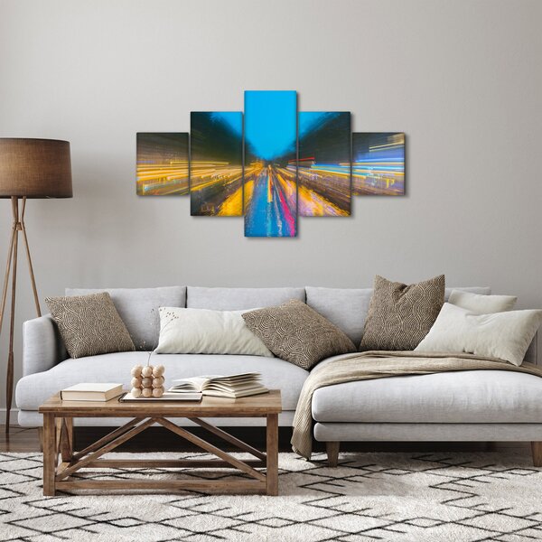 Obraz - Malba abstrakce (125x70 cm)