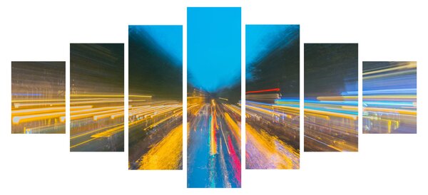 Obraz - Malba abstrakce (210x100 cm)