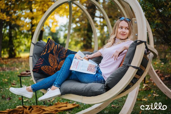 CZILLO - Houpačka XL pod závěsné křeslo barva antracitová