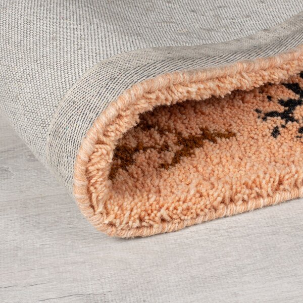 Flair Rugs, Kusový koberec Moroccan Sahara Shaggy, 160x230, oranžová, ložnice