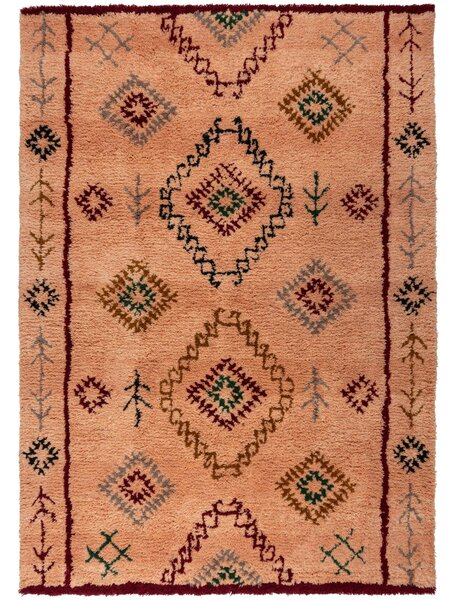 Flair Rugs, Kusový koberec Moroccan Sahara Shaggy, 160x230, oranžová, ložnice
