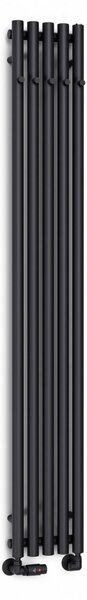 Oltens Stang koupelnový radiátor designově 180x26 cm černá mat 55017300
