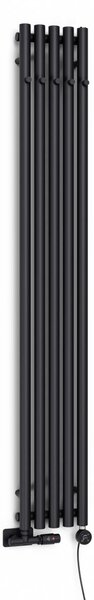 Oltens Stang koupelnový radiátor designově 180x26 cm černá mat 55017300