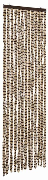 Závěs proti hmyzu béžovo-hnědý 56 x 185 cm Chenille 325448
