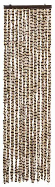Závěs proti hmyzu béžovo-hnědý 56 x 185 cm Chenille 325448