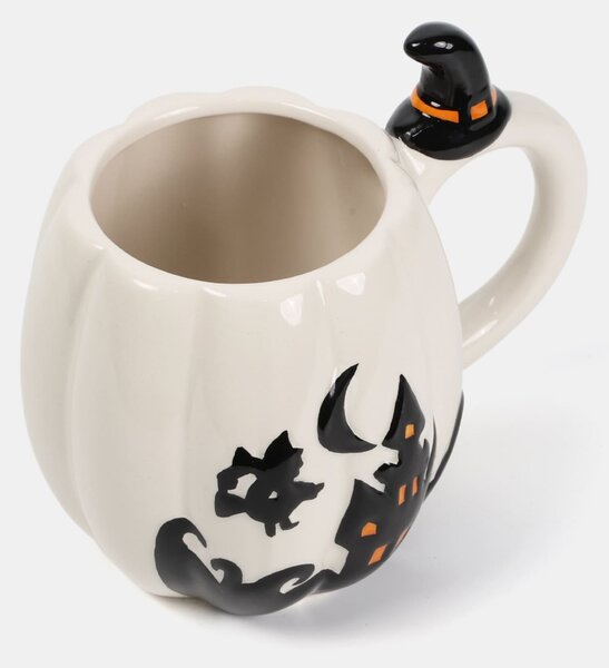 Sinsay - Hrnek s halloweenským motivem - bílá