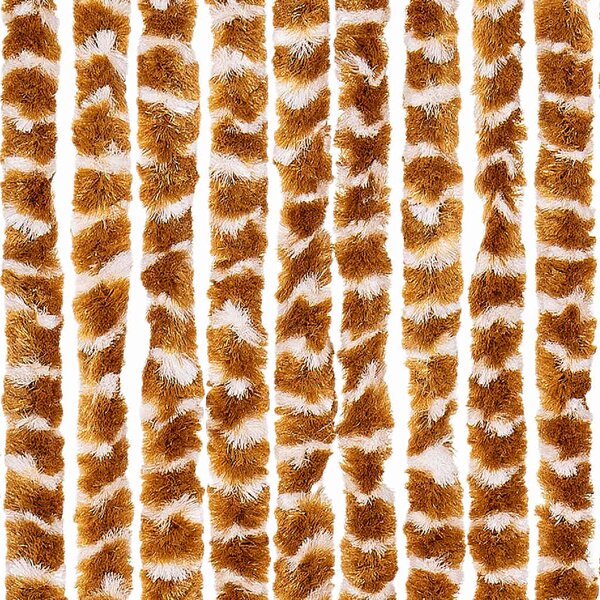 Závěs proti hmyzu okrovo-bílý 100 x 220 cm Chenille 325459
